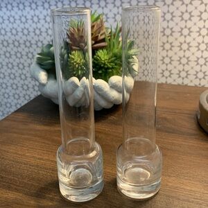 Pair of Tall Vodka Shot Glasses